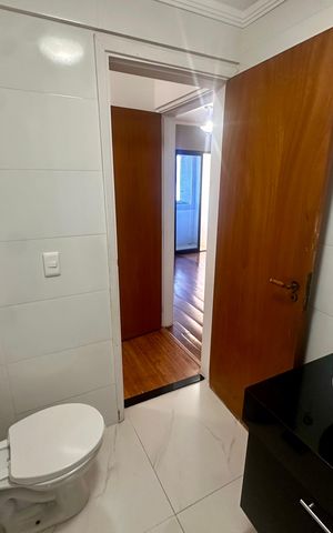 Apartamento à venda com 80m², 3 quartos e 1 vaga Apartamento à venda com 80m², 3 quartos e 1 vagaBanheiro 1