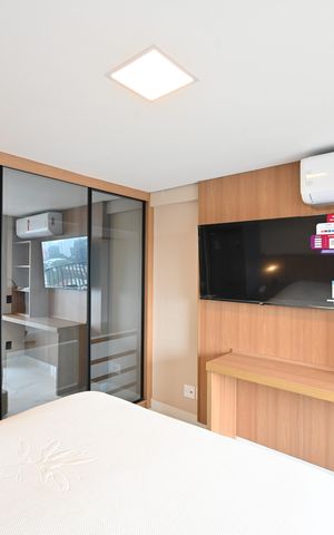 Studio para alugar com 26m², 1 quarto e sem vagaSala/Quarto