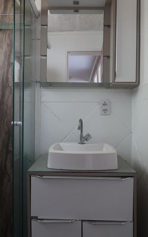 Apartamento para alugar com 38m², 2 quartos e 1 vagaBanheiro 