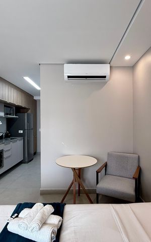 Studio para alugar com 31m², 1 quarto e sem vaga Studio para alugar com 31m², 1 quarto e sem vagaQuarto