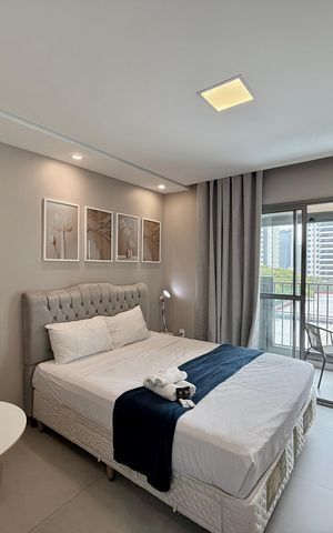 Studio para alugar com 31m², 1 quarto e sem vaga Studio para alugar com 31m², 1 quarto e sem vagaQuarto