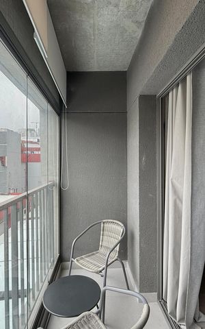 Studio para alugar com 31m², 1 quarto e sem vaga Studio para alugar com 31m², 1 quarto e sem vagaSacada