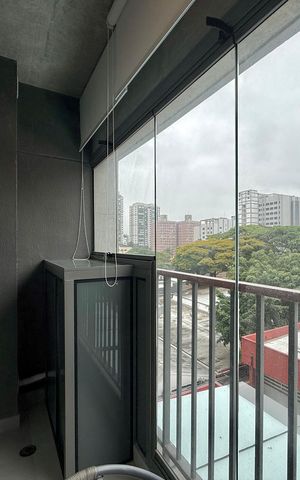 Studio para alugar com 31m², 1 quarto e sem vaga Studio para alugar com 31m², 1 quarto e sem vagaSacada
