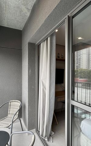 Studio para alugar com 31m², 1 quarto e sem vaga Studio para alugar com 31m², 1 quarto e sem vagaSacada