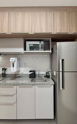 Studio para alugar com 31m², 1 quarto e sem vaga Studio para alugar com 31m², 1 quarto e sem vagaCozinha