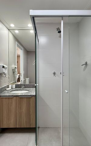 Studio para alugar com 31m², 1 quarto e sem vaga Studio para alugar com 31m², 1 quarto e sem vagaBanheiro