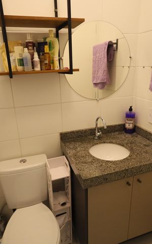 Apartamento à venda com 55m², 2 quartos e 1 vagaBanheiro da Suíte 2