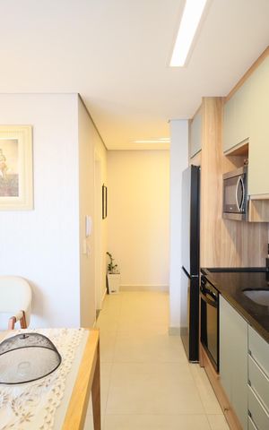 Apartamento à venda com 55m², 2 quartos e 1 vagaCozinha e Área de Serviço
