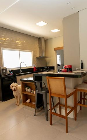 Casa de condomínio à venda com 260m², 3 quartos e 2 vagasCOZINHA (ABERTA)