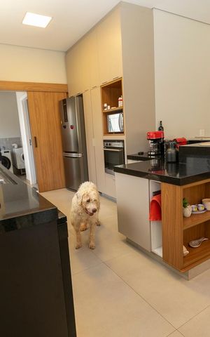 Casa de condomínio à venda com 260m², 3 quartos e 2 vagasCOZINHA (ABERTA)