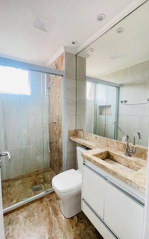 Apartamento para alugar com 49m², 2 quartos e 1 vaga Apartamento para alugar com 49m², 2 quartos e 1 vagaBanheiro