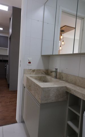 Apartamento para alugar com 34m², 2 quartos e sem vagaBanheiro