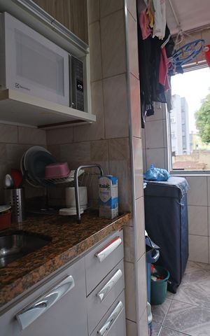 Casa à venda com 46m², 2 quartos e 1 vagaCozinha e Área de Serviço