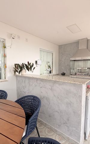 Casa de condomínio para alugar com 400m², 3 quartos e 4 vagasÁrea gourmet
