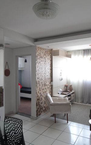 Apartamento para alugar com 51m², 2 quartos e 2 vagasSala