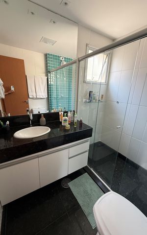 Apartamento à venda com 134m², 3 quartos e 3 vagas Apartamento à venda com 134m², 3 quartos e 3 vagasbanheiro 1