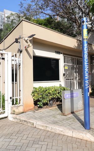 Apartamento para alugar com 32m², 1 quarto e sem vagaFachada e portaria