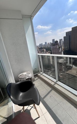 Apartamento à venda com 22m², 1 quarto e sem vagaVaranda