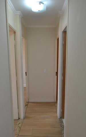 Apartamento à venda com 63m², 3 quartos e 1 vagaCorredor Quartos