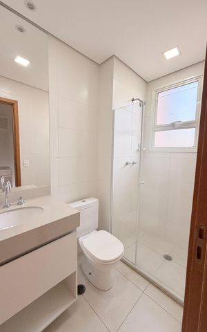 Apartamento à venda com 87m², 2 quartos e 2 vagasBanheiro da Suíte