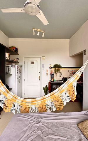 Studio à venda com 26m², 1 quarto e sem vaga