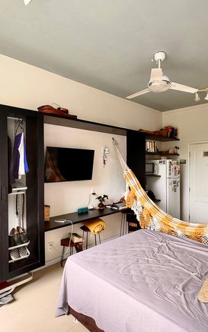 Studio à venda com 26m², 1 quarto e sem vaga