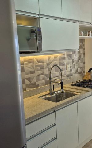 Apartamento à venda com 57m², 2 quartos e 1 vagaCozinha