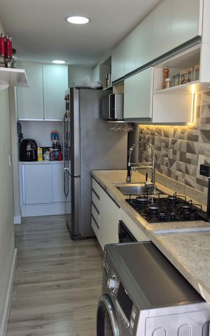 Apartamento à venda com 57m², 2 quartos e 1 vagaCozinha