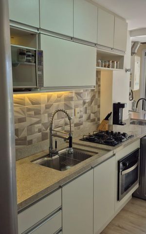 Apartamento à venda com 57m², 2 quartos e 1 vagaCozinha