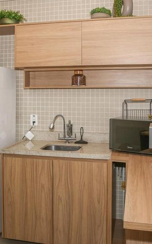 Apartamento para alugar com 28m², 1 quarto e sem vaga Apartamento para alugar com 28m², 1 quarto e sem vagaÁrea comum - Salão de festas