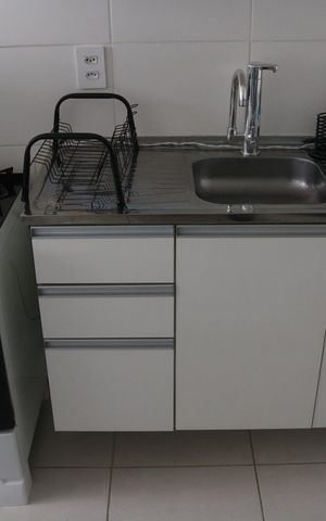 Apartamento para alugar com 28m², 1 quarto e sem vagaCozinha e Área de Serviço