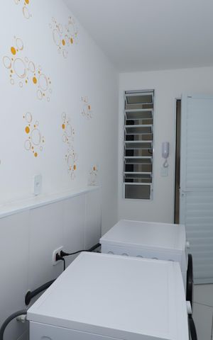 Studio para alugar com 42m², 1 quarto e sem vagaLavanderia