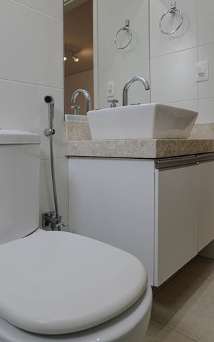 Apartamento para alugar com 41m², 1 quarto e 1 vaga Apartamento para alugar com 41m², 1 quarto e 1 vagaBanheiro