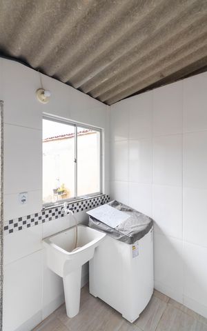 Casa para alugar com 79m², 2 quartos e 3 vagas Casa para alugar com 79m², 2 quartos e 3 vagasÁrea de Serviço