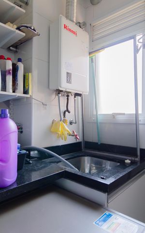 Apartamento à venda com 62m², 2 quartos e 2 vagas Apartamento à venda com 62m², 2 quartos e 2 vagasCozinha e Área de Serviço