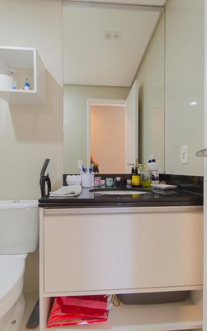 Apartamento à venda com 62m², 2 quartos e 2 vagas Apartamento à venda com 62m², 2 quartos e 2 vagasBanheiro Social