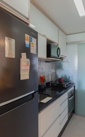 Apartamento à venda com 62m², 2 quartos e 2 vagas Apartamento à venda com 62m², 2 quartos e 2 vagasCozinha e Área de Serviço