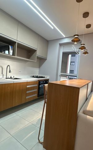 Apartamento à venda com 49m², 2 quartos e 1 vagaCozinha