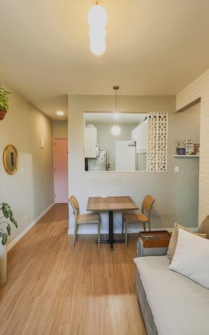 Apartamento à venda com 48m², 2 quartos e 1 vaga Apartamento à venda com 48m², 2 quartos e 1 vagaSala