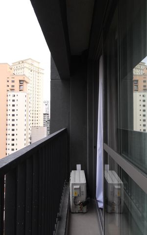 Studio para alugar com 24m², 1 quarto e sem vagaVaranda