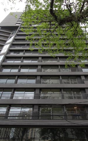 Studio para alugar com 24m², 1 quarto e sem vagaFachada do Prédio