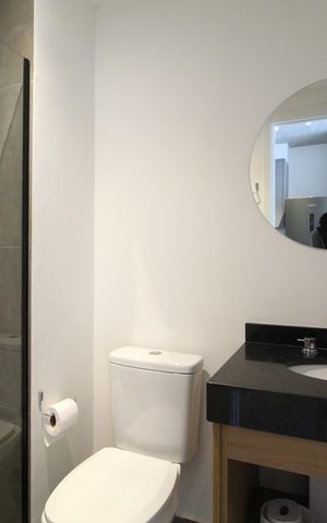 Studio para alugar com 24m², 1 quarto e sem vagaBanheiro