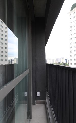 Studio para alugar com 24m², 1 quarto e sem vagaVaranda