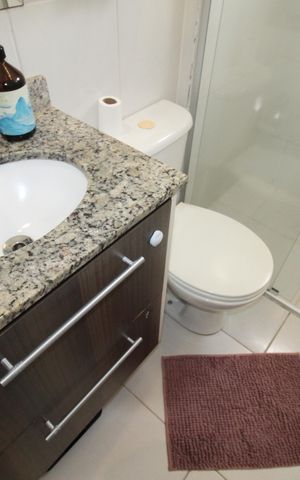 Apartamento para alugar com 64m², 2 quartos e 1 vagaBanheiro da Suíte