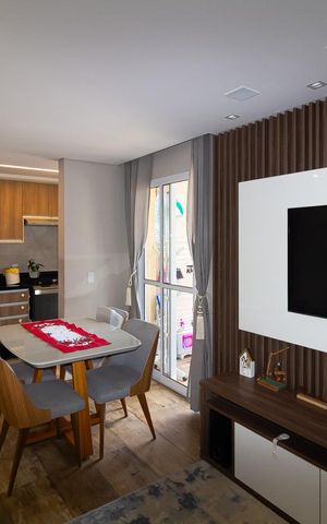 Apartamento à venda com 50m², 2 quartos e 1 vaga Apartamento à venda com 50m², 2 quartos e 1 vagaSala