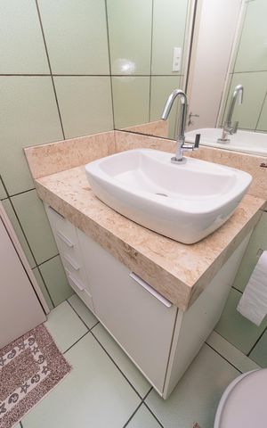 Casa para alugar com 120m², 2 quartos e 1 vaga Casa para alugar com 120m², 2 quartos e 1 vagaBanheiro