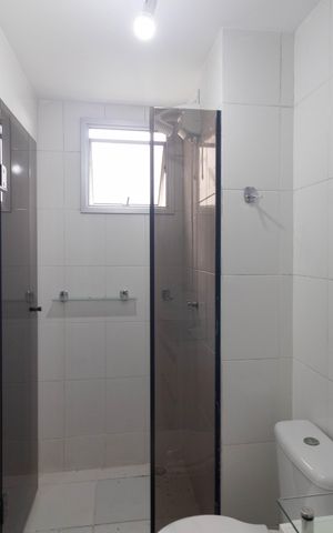 Apartamento para alugar com 49m², 2 quartos e 1 vaga Apartamento para alugar com 49m², 2 quartos e 1 vagaBanheiro Social