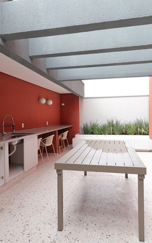 Apartamento para alugar com 40m², 2 quartos e sem vagaÁrea comum - Churrasqueira
