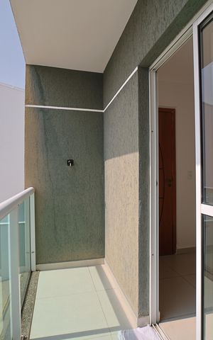 Casa de condomínio à venda com 60m², 2 quartos e 1 vagaVaranda
