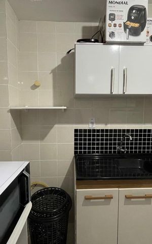 Studio à venda com 36m², 1 quarto e 1 vaga